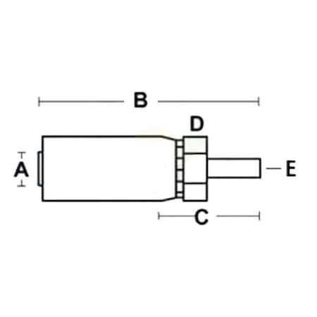 Aftermarket Hose End, Male Standpipe A-MW-16-16-AI